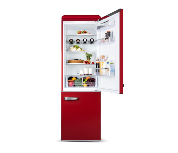 Lodówka ETA Storio 253190030E 192cm Czerwona Retro 300L - 1522782 - zdjęcie 4